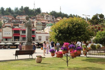 ohrid piazza centrale
