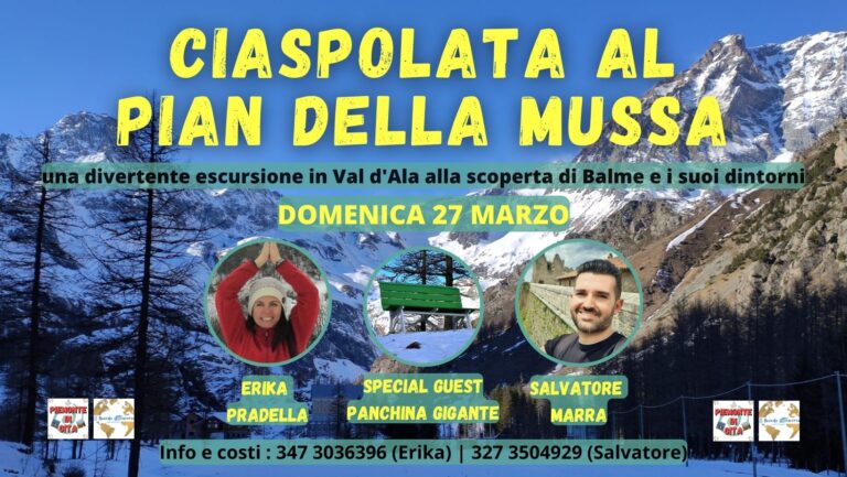 ciaspolata pian della mussa gita piemonte