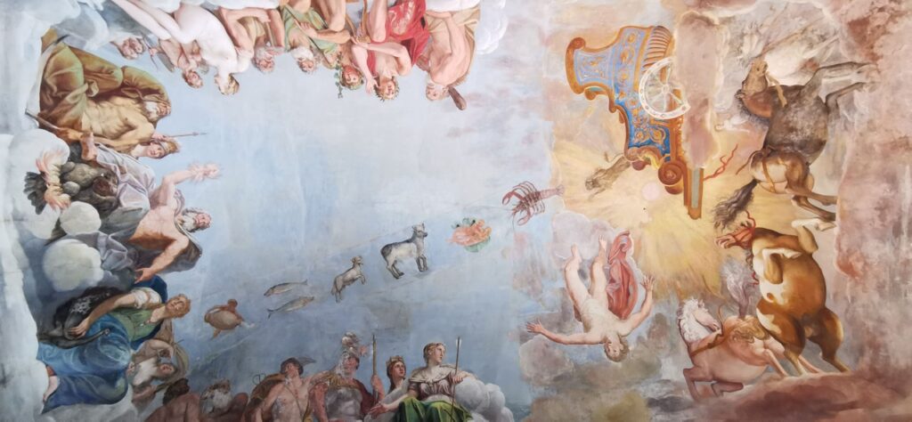 Bassano Romano affresco Villa Giustiniani