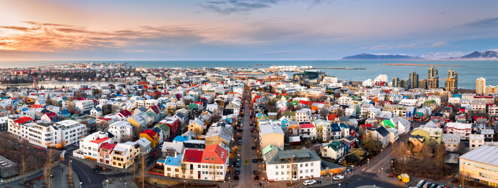 Reykjavík dall'alto