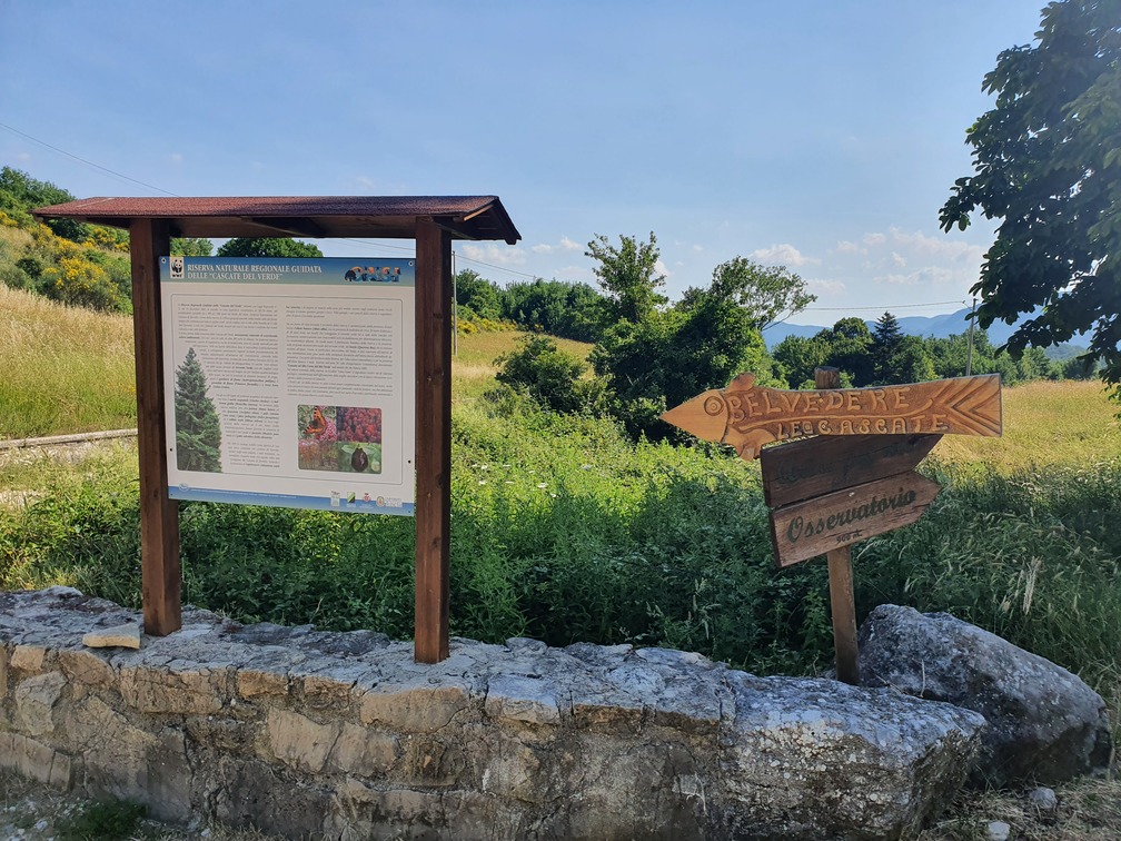 cascate del verde bivio