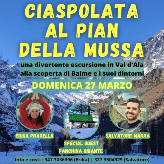 ciaspolata pian della mussa escursione gita piemonte